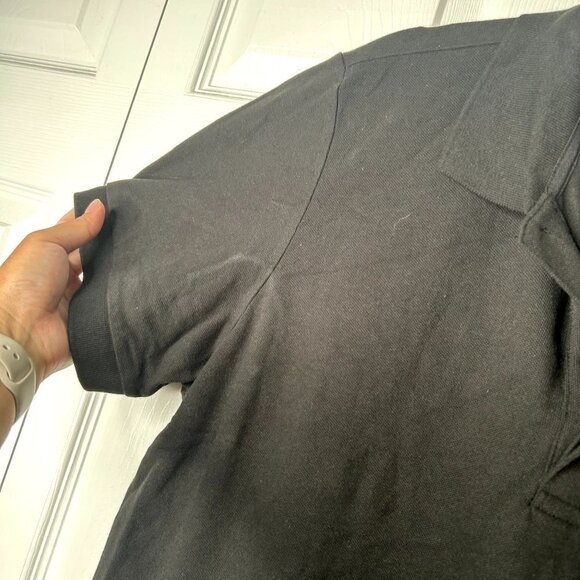 Everlane The Performance Black Short Sleeve Polo Shirt Men's Size Large L - Picture 3 of 8